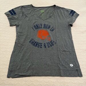 Raw Threads “I Only Run in Orange and Blue” Core V Bamboo Shirt (size XL)